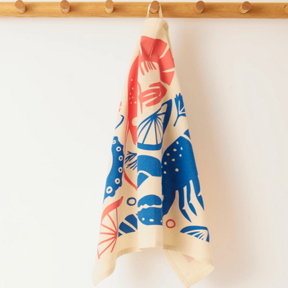 Seafood Platter Tea Towel