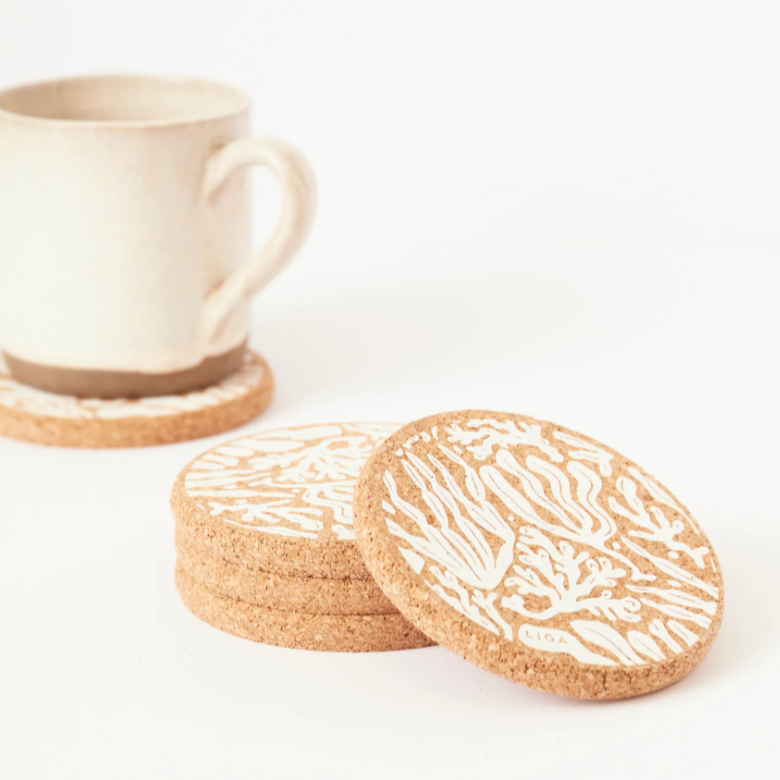 Seaweed Cork Coaster
