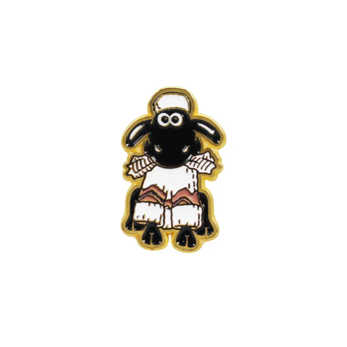 Wallace and Gromit Pin Badge (Half Moon Bay)