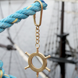 Ship's Wheel Magnifier Keyring