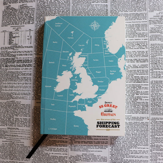 Shipping Forecast A5 Notebook