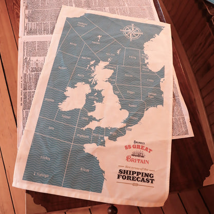 Shipping Forecast Tea Towel