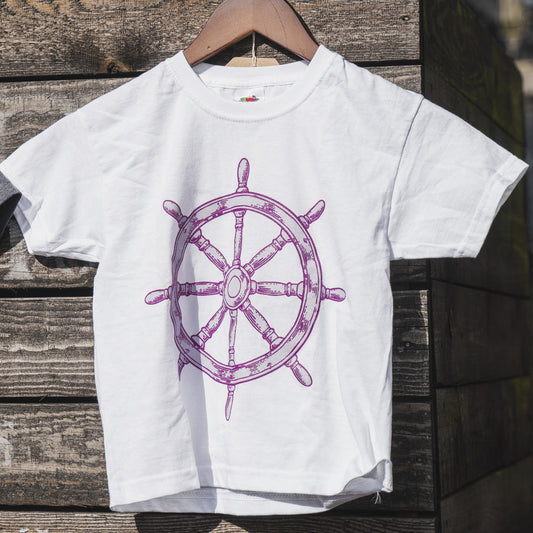 Ships Wheel Kids T-Shirt