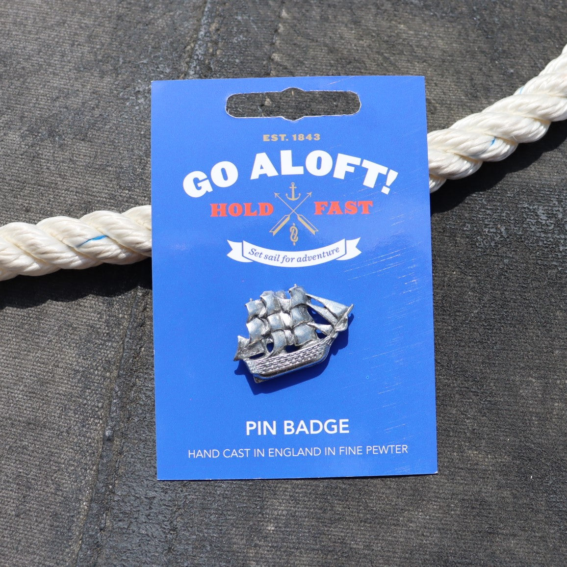 Tall Ship Pin Badge