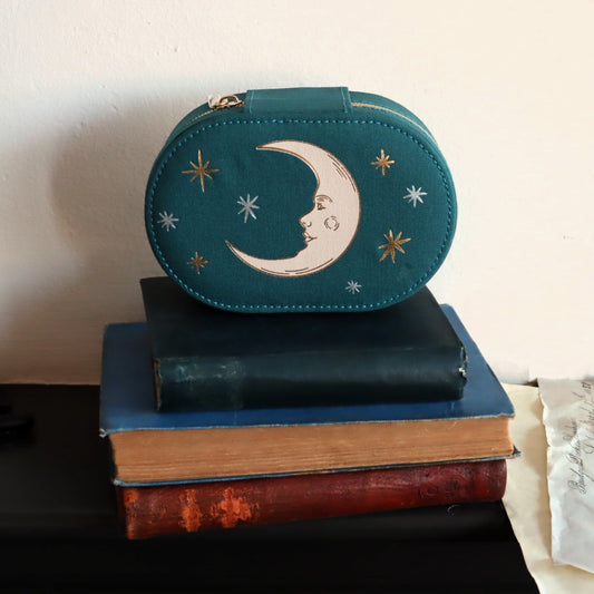 Teal Moon Jewellery Case