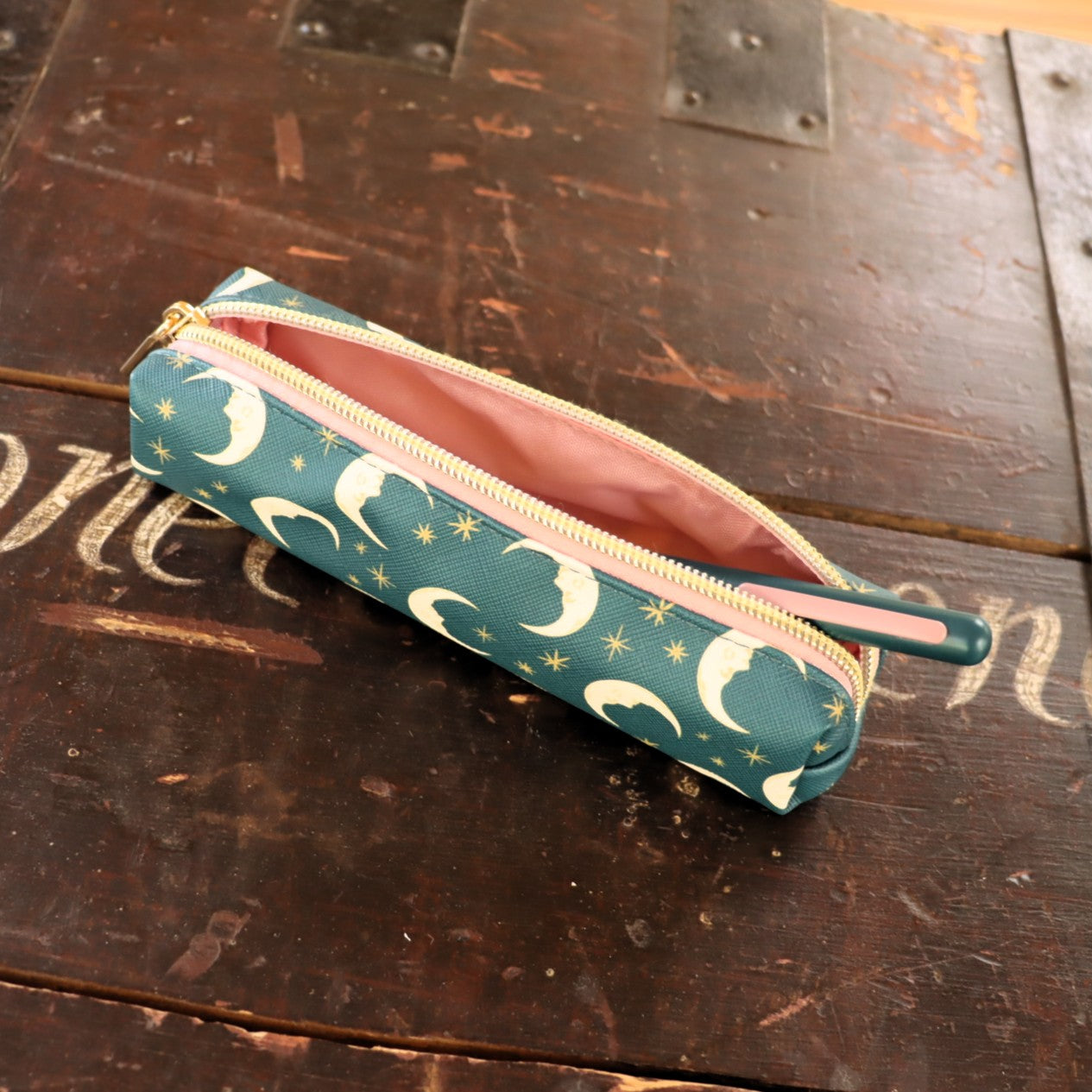 Teal Moon Pen & Pouch Set