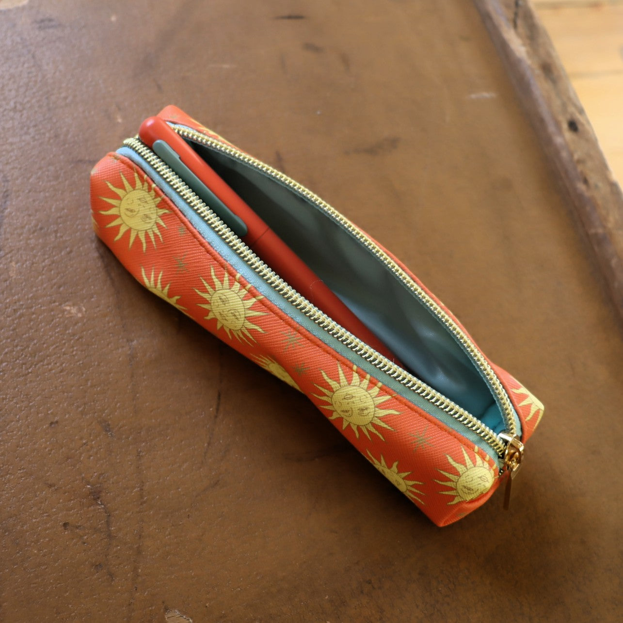 Terracotta Sun Pen & Pouch Set