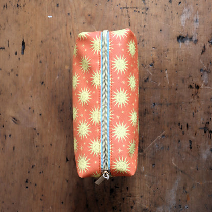 Terracotta Sun Vegan Leather Pouch