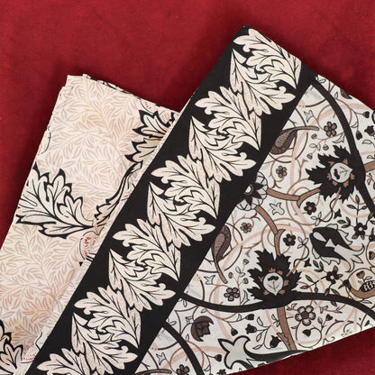 William Morris Natural Crepe de Chine Scarf