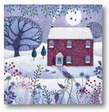 Winter Landscape Advent Calendar Cards