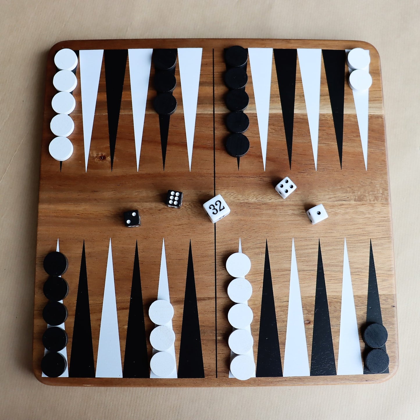 Wooden Backgammon