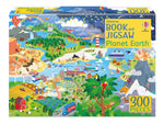 Book and Jigsaw Planet Earth