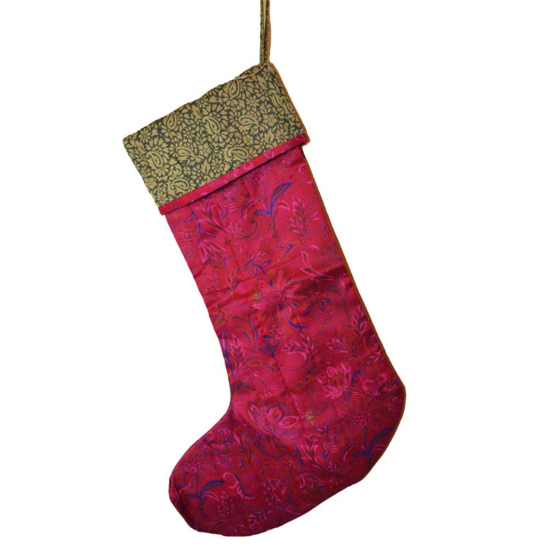 Sari Silk Christmas Stocking – SS Great Britain Shop