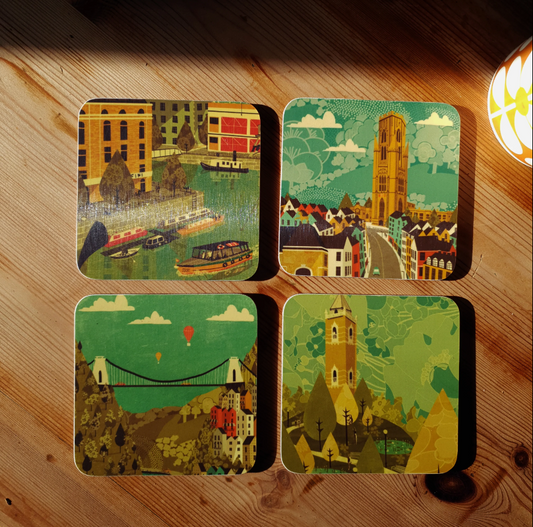 Emy Lou Holmes Coaster Set