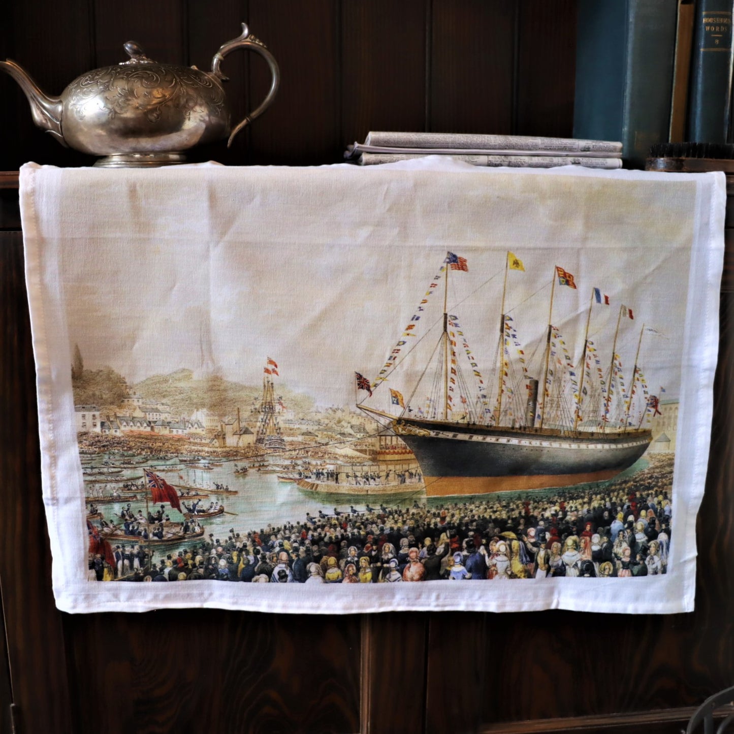 Launch Tea Towel