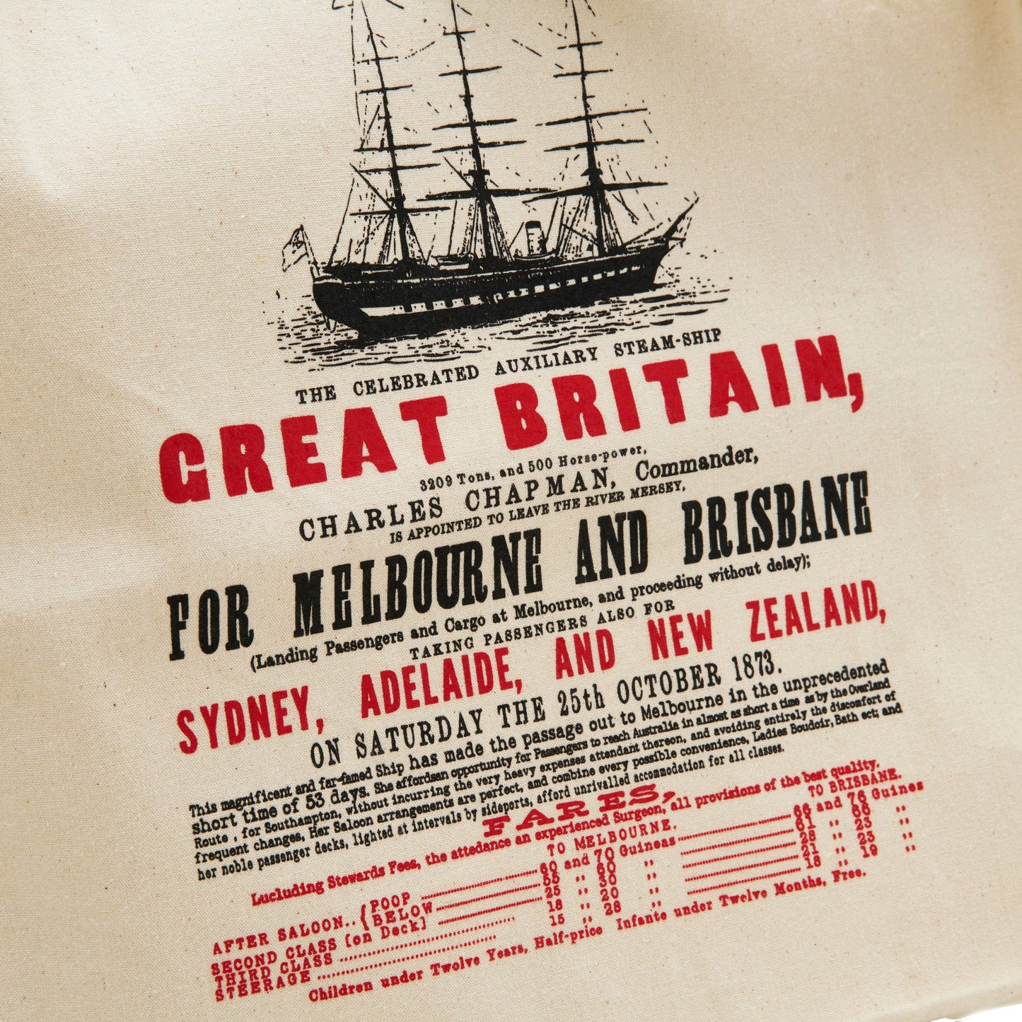 Melbourne Print Tote Bag