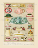 Mrs Beeton's Breakfast & Tea China circa 1868